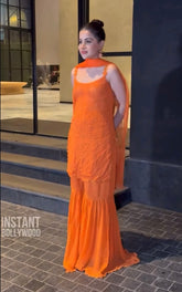 Mabel Chikankari Gharara Short Kurta Set (Set of 3)